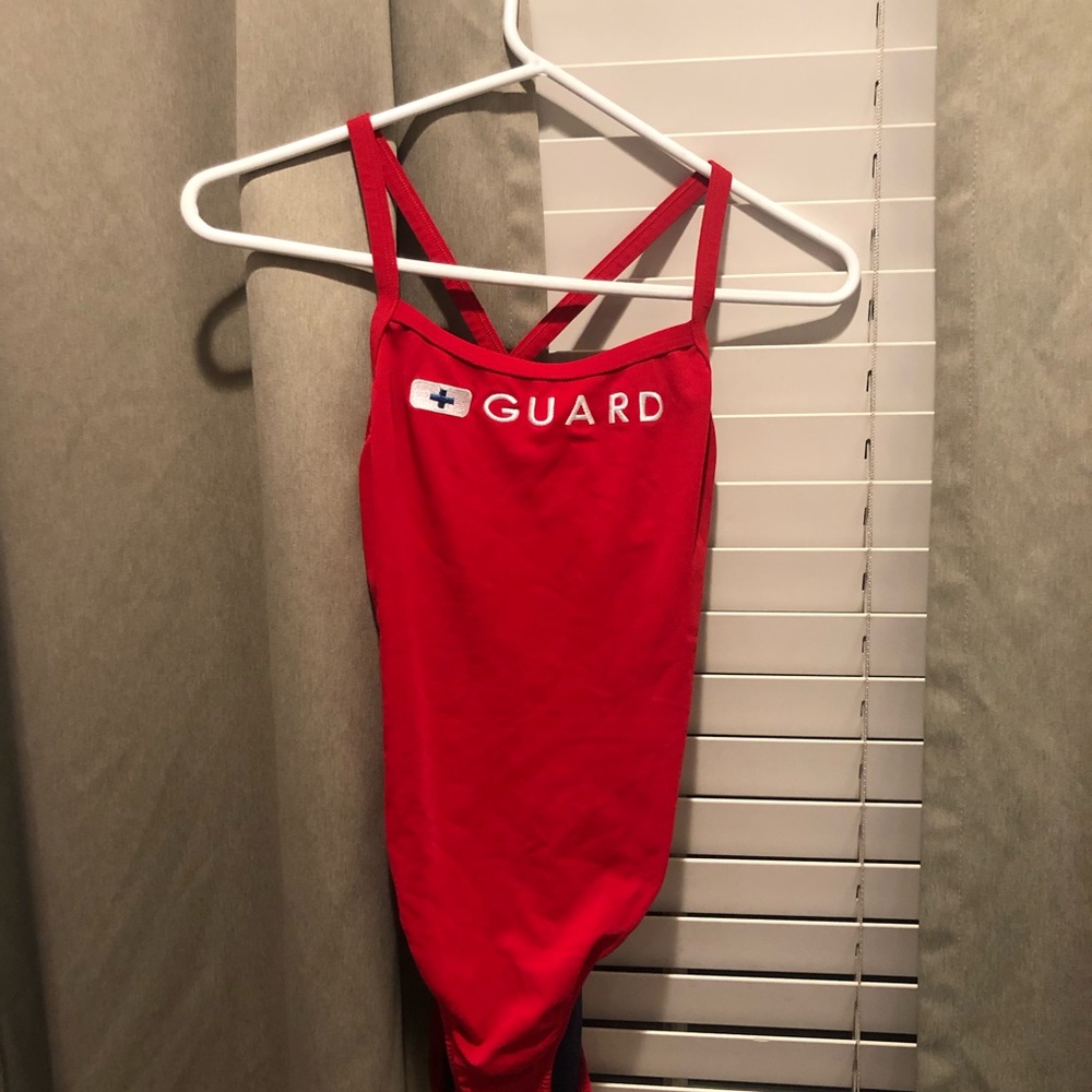 Lifeguard one piece bathing suit size 8/34 Speedo